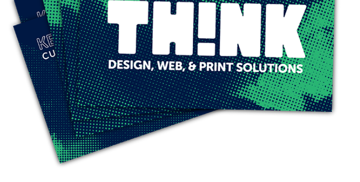 Express Digital Printing - Photo of Business Cards for Think!