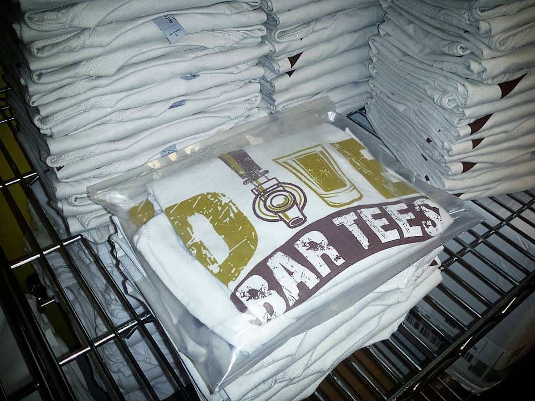 DTG on light colored t-shirts